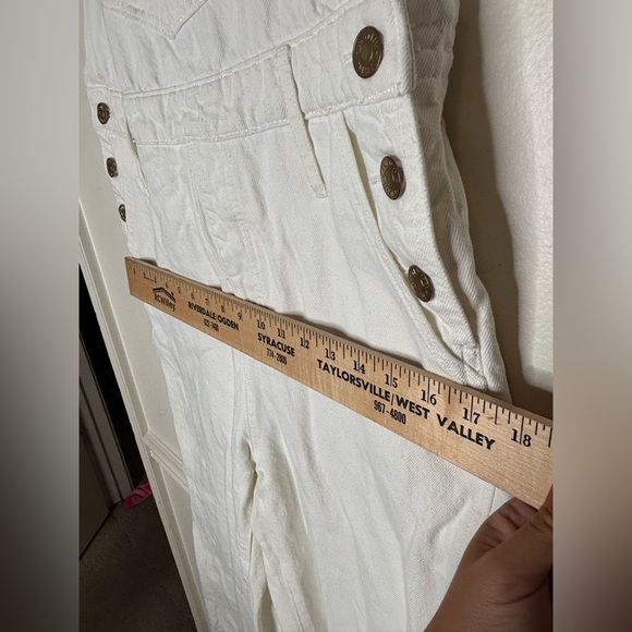 Show Me Your Mumu San Fran Overalls Wide Leg Women's sz Large - Picture 11 of 13